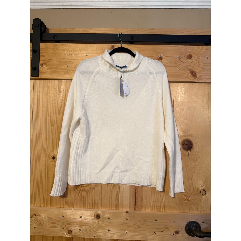 NWT J. McLaughlin Isla Cashmere Turtleneck in Ivory Size L - Picture 5 of 6